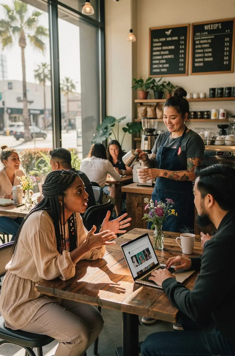 Modern office environment